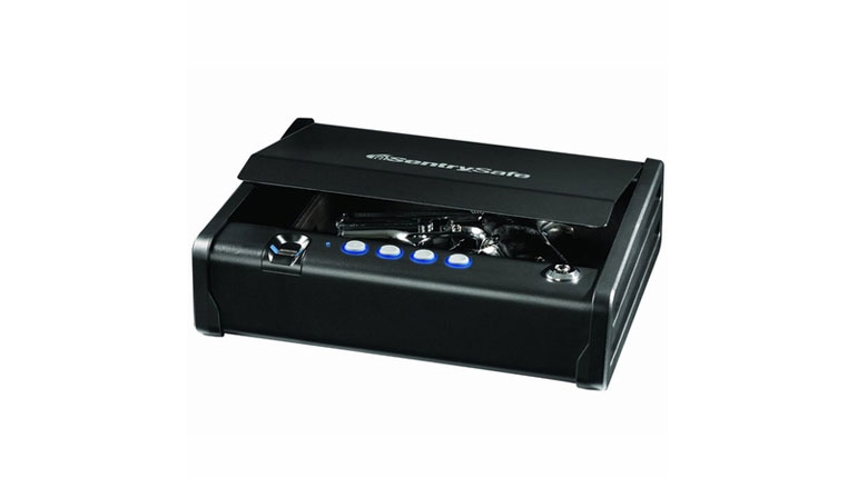 SentrySafe QAP1BE Handgun Safe Open With Pistol