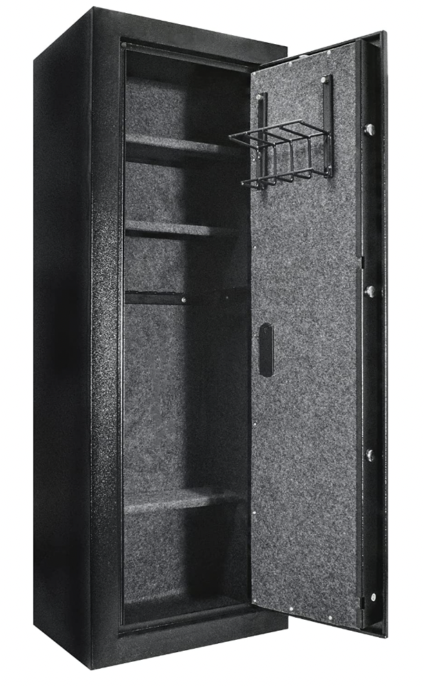 Barska Quick and Easy Access Biometric Rifle Firearm and Long Gun Safe AX13378 Interior