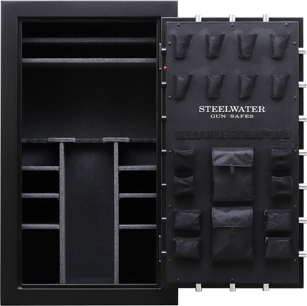 Steelwater 45 Gun Safe AMLD724228-blk Door Panel Organizer