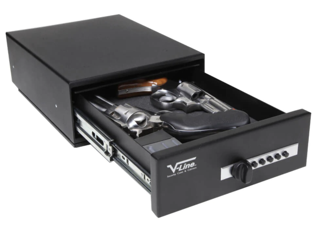 V-Line Slide-Away Handgun Safe Interior