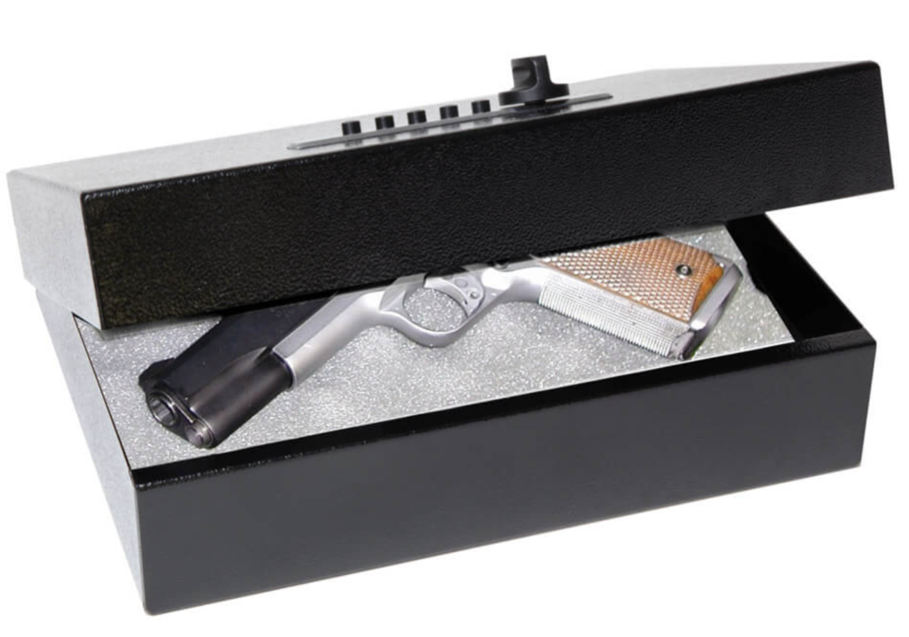 V-Line Top Draw XD Handgun Safe Clamshell Design