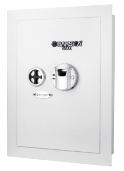 Barska Biometric White Wall Safe AX13030