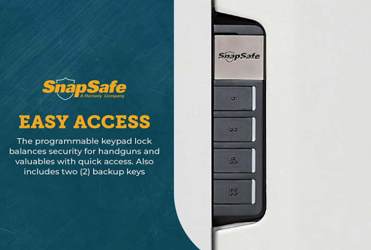 SnapSafe In-Wall Tall Safe 75414 Electronic Lock