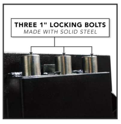 Stealth Floor Safe Locking Bolts