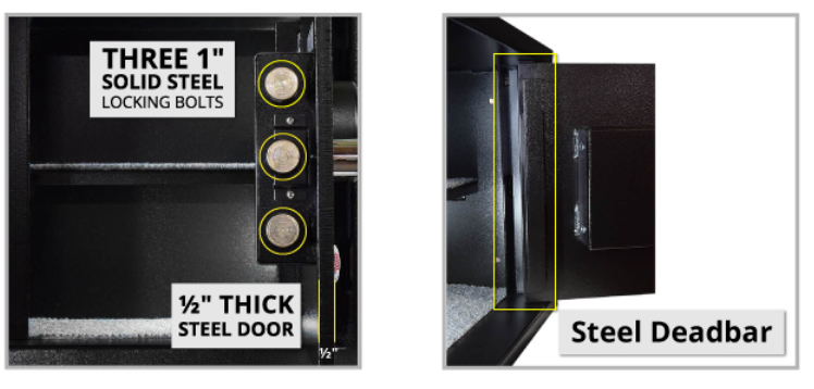 Stealth WSHD1414 Wall Safe Security