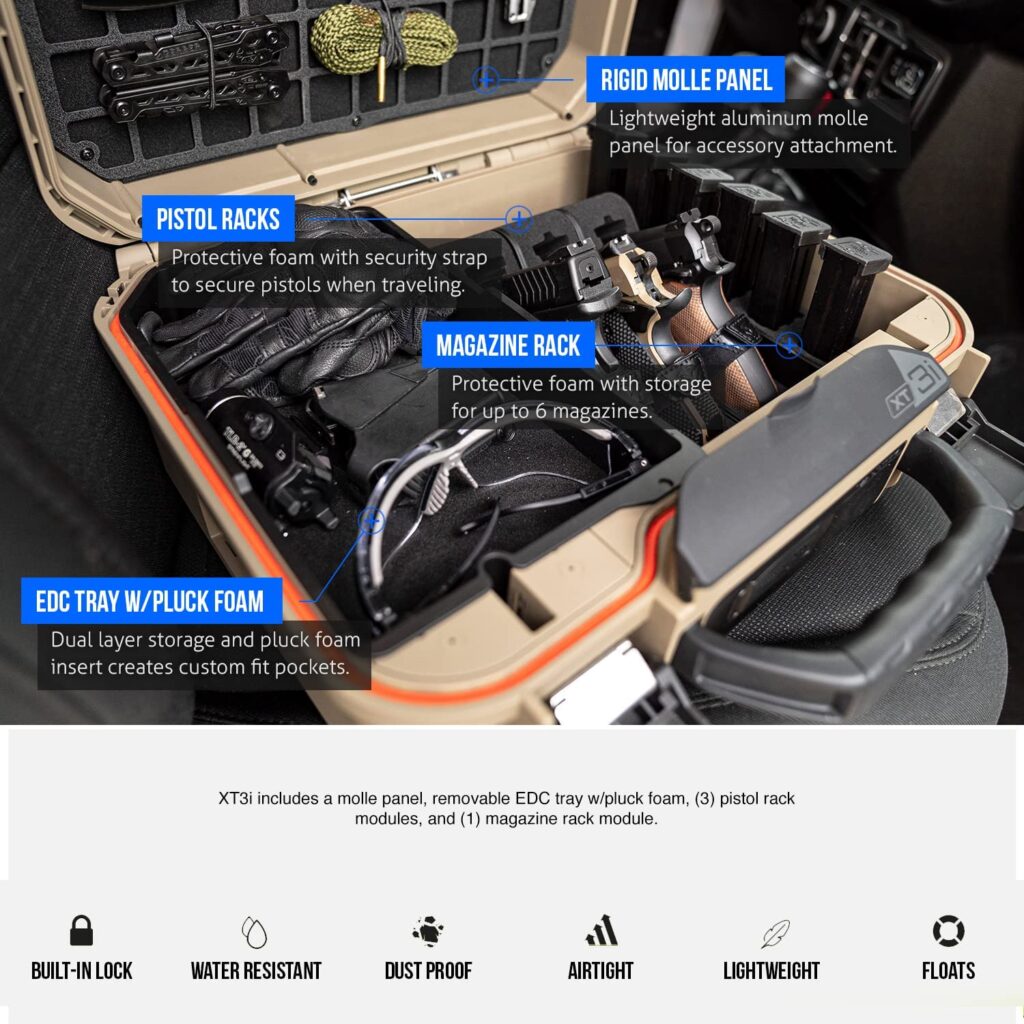 Vaultek LifePod XT3i Biometric Portable Lockbox Interior