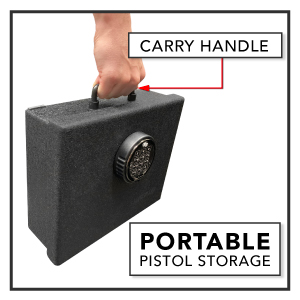 Stealth ShadowVault Handgun Safe Carry Handle