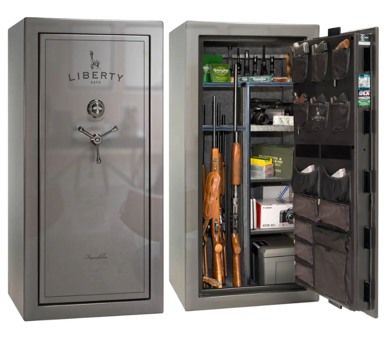 Liberty Franklin 23 Gun Safe Gray Gloss