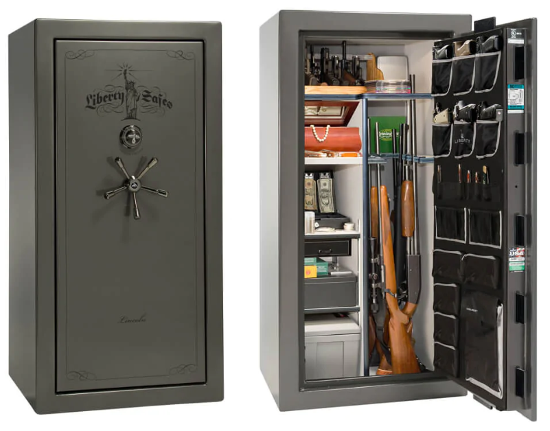 Liberty Lincoln 25 Gun Safe Gray Gloss