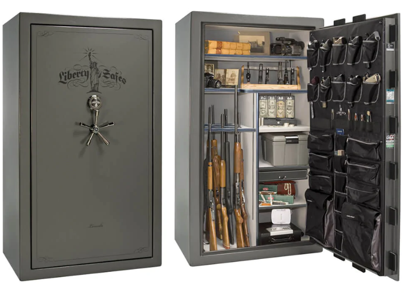 Liberty Lincoln 50 Gun Safe Gray Gloss