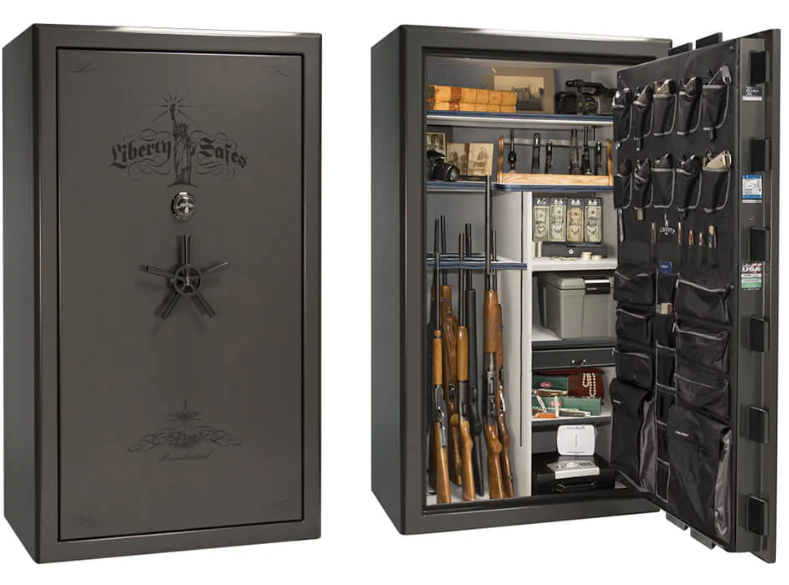 Liberty Presidential 50 Gun Safe Open