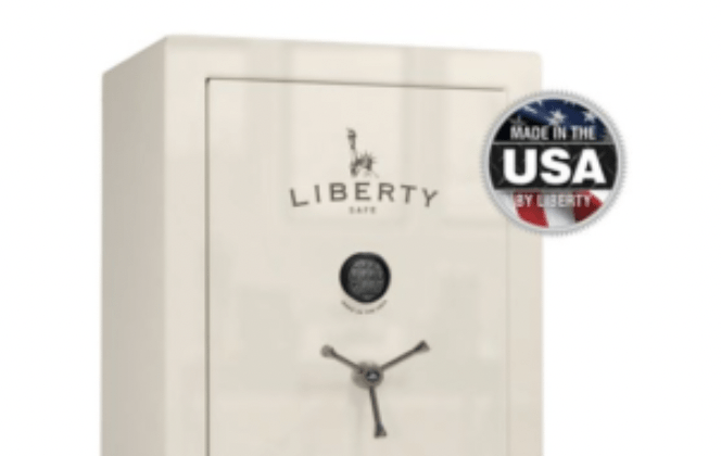 Liberty We the People 30 Gun Safe White