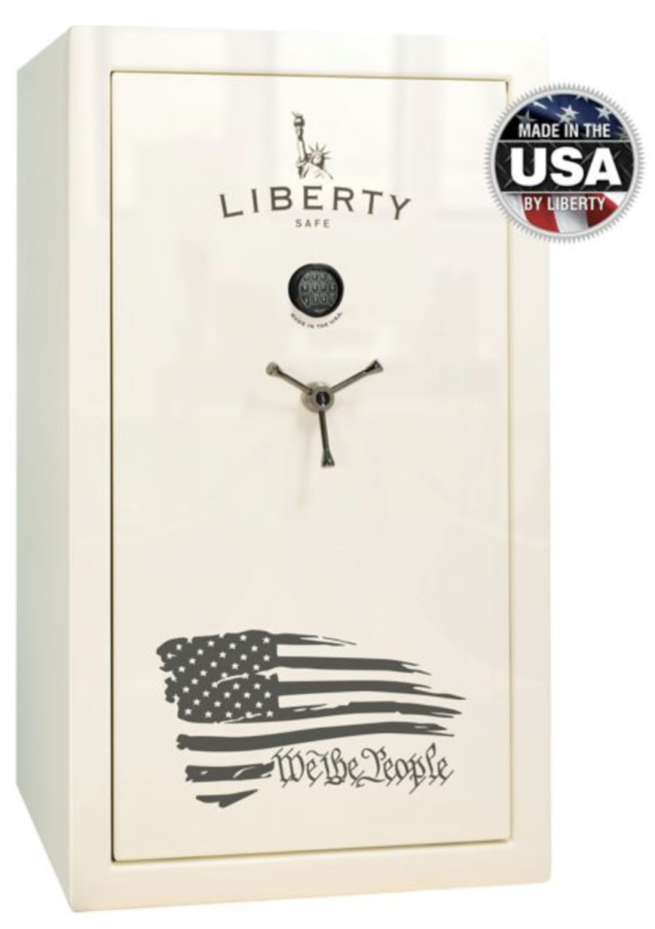 Liberty We the People 44 Gun Safe White