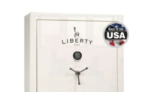 Liberty We the People 60 Gun Safe White