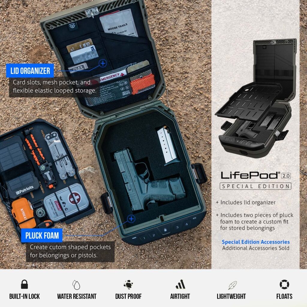 Vaultek LifePod 2.0 Lock Box Included Accessories