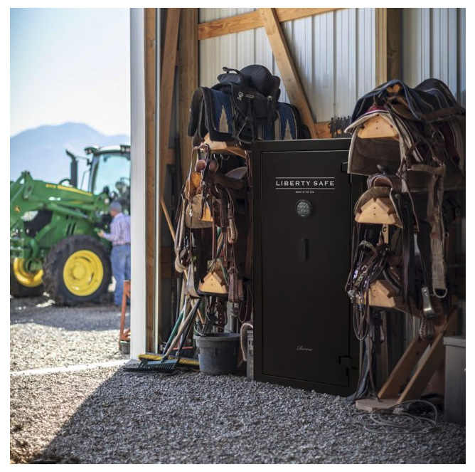 Liberty Revere 30 Gun Safe In a Barn