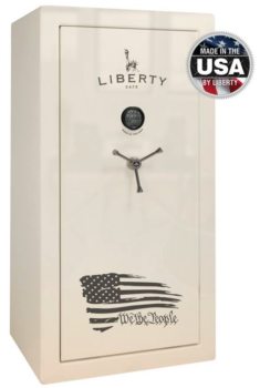 Liberty We the People 30 Gun Safe White