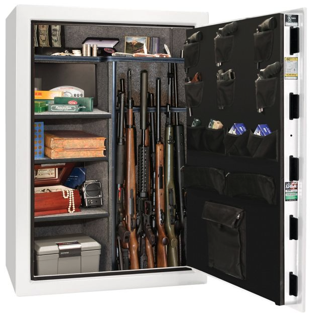 Liberty We the People 60 Gun Safe White Open View