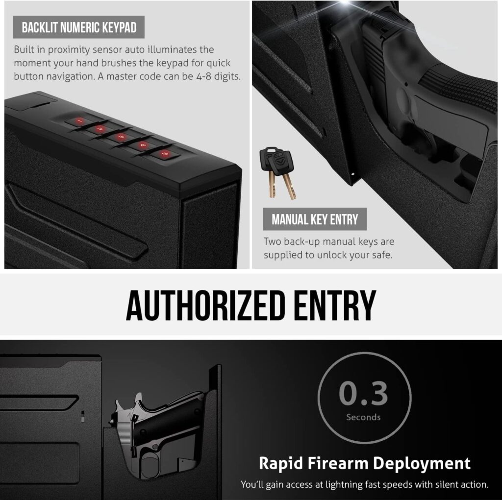 Vaultek Essential Slider Safe SE20 Entry Methods