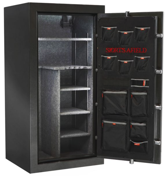 Sports Afield Haven 36 Gun Safe Biometric Interior