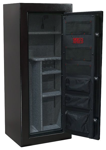 Sports Afield Preserve 24 gun safe Biometric Interior