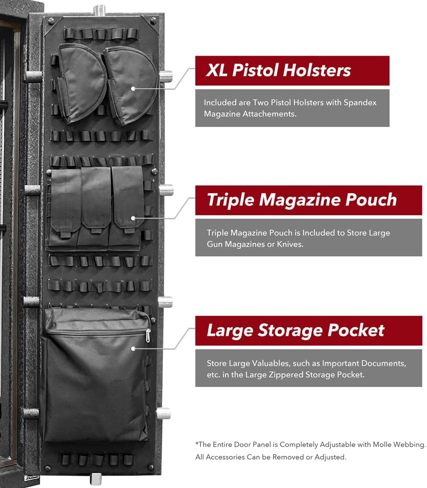 Stealth UL14 Gun Safe Molle Door Panel Organizer