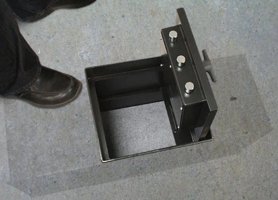 American Security B2900 Floor Safe Installed