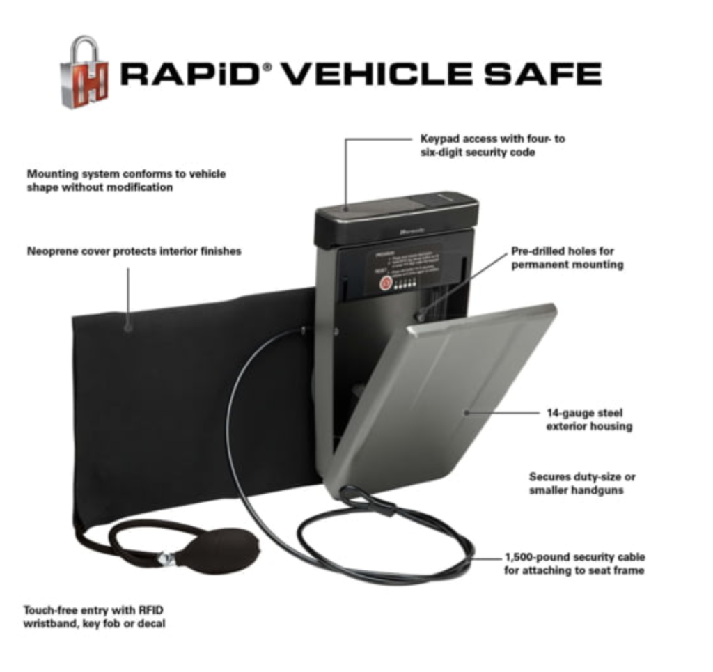 Hornady Rapid RFID Vehicle Safe 98210 Full Details