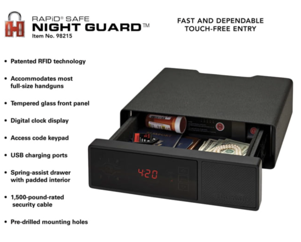 Night Guard RFID Rapid Safe 98215 Full Details