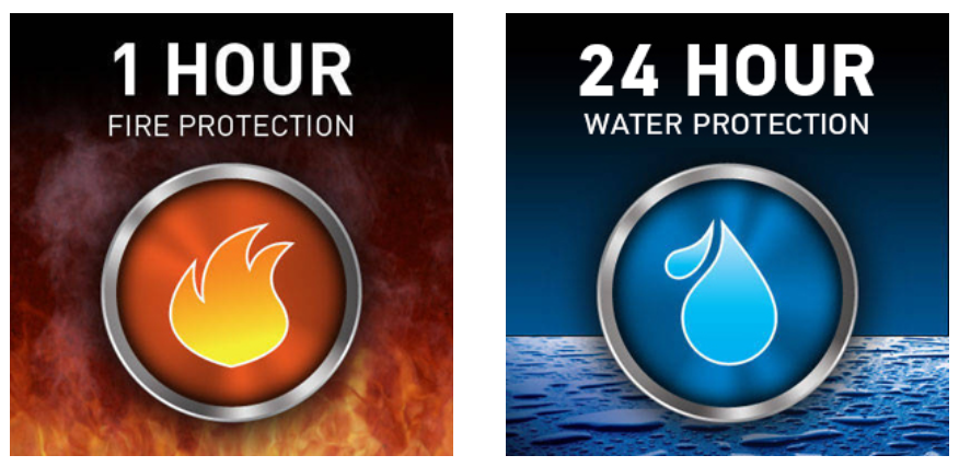 SentrySafe Fire and Water Rating