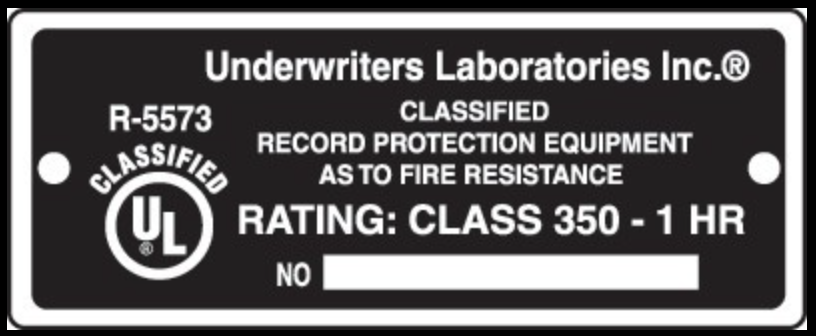 UL Class 350 Fire Rating