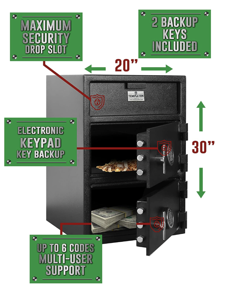 Templeton Large Depository Safe T865 Security