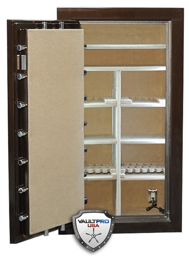 Vault Pro AE-630 American Eagle 24 Gun Safe Interior