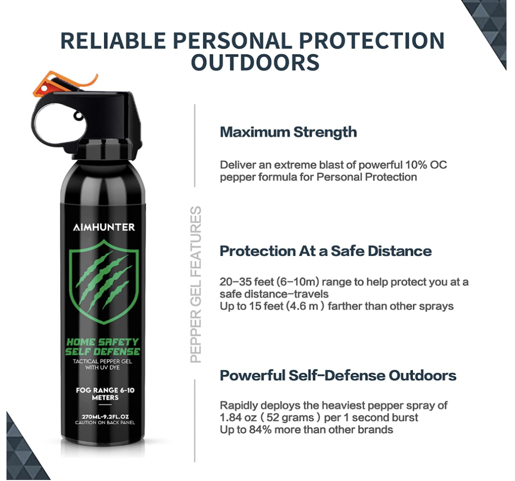 AIMHUNTER Tactical Pepper Gel Full Details