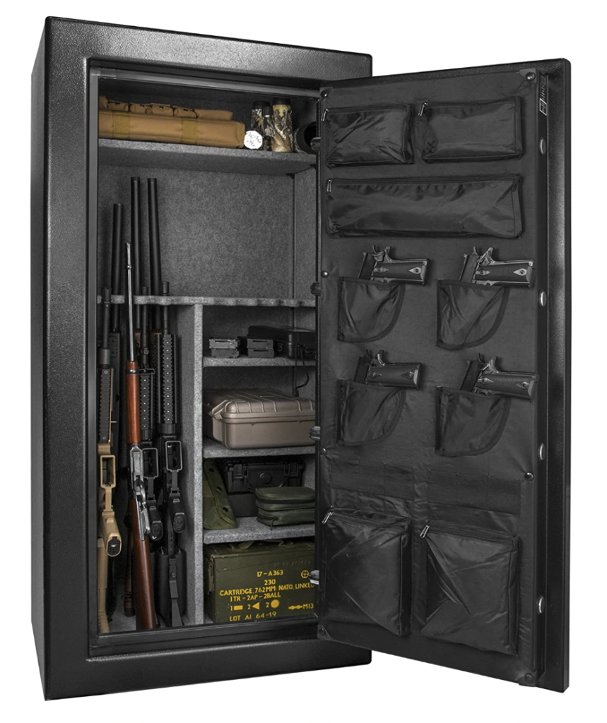 BARSKA AX12218 Tall Fireproof Digital Keypad 30 Position Rifle Vault Safe Interior