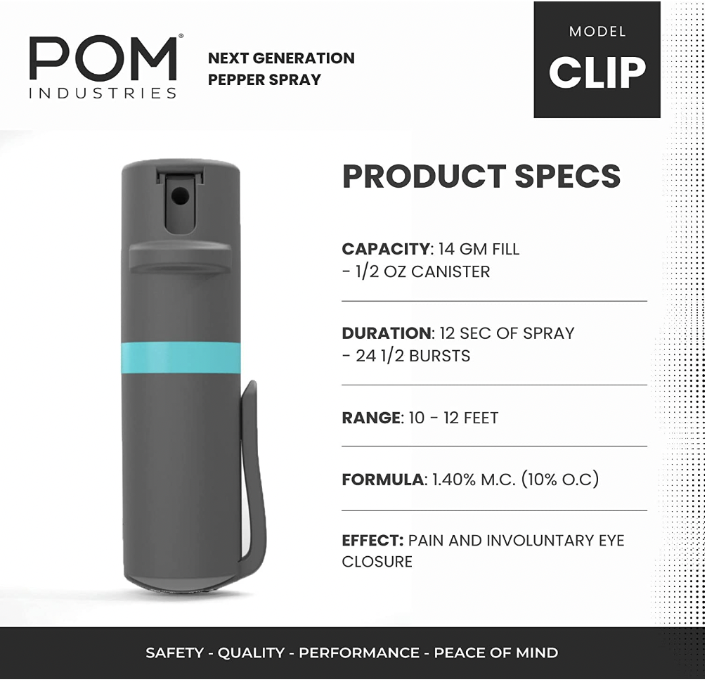 POM Pepper Spray Full Details