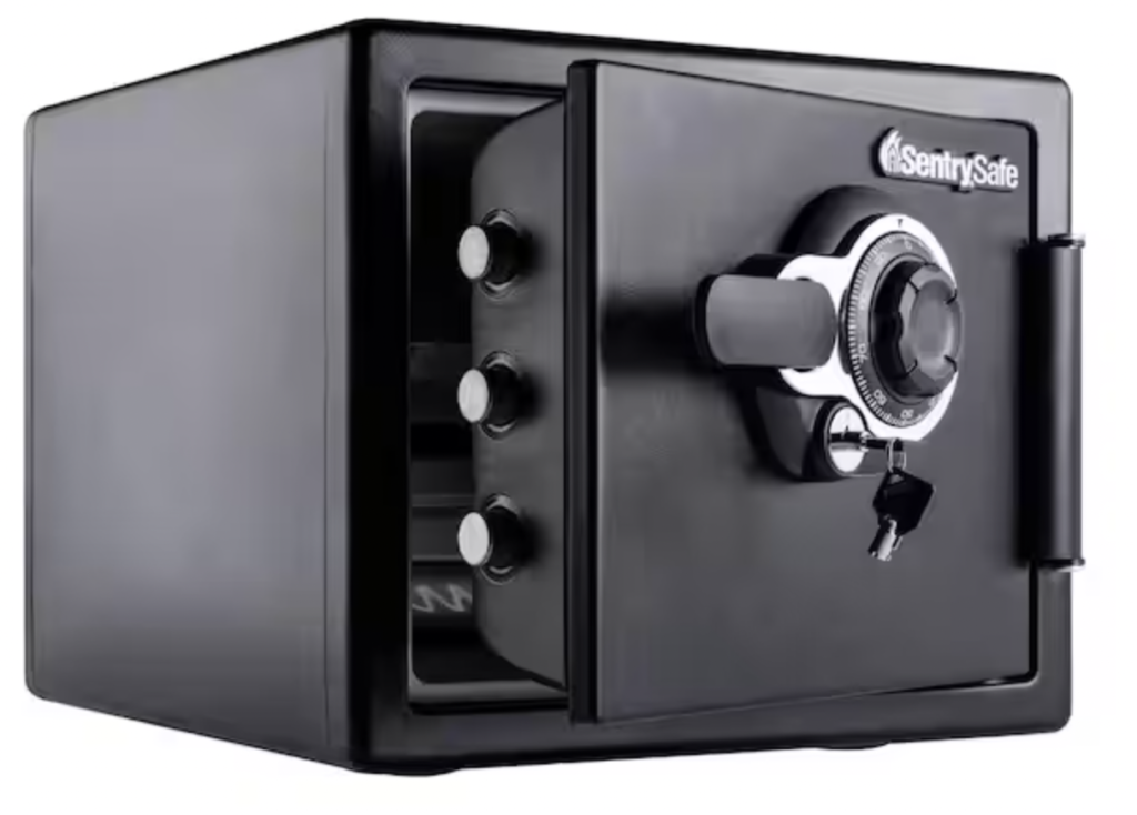 SentrySafe 0.8 cu ft Fireproof & Waterproof Safe with Dial Combination Lock