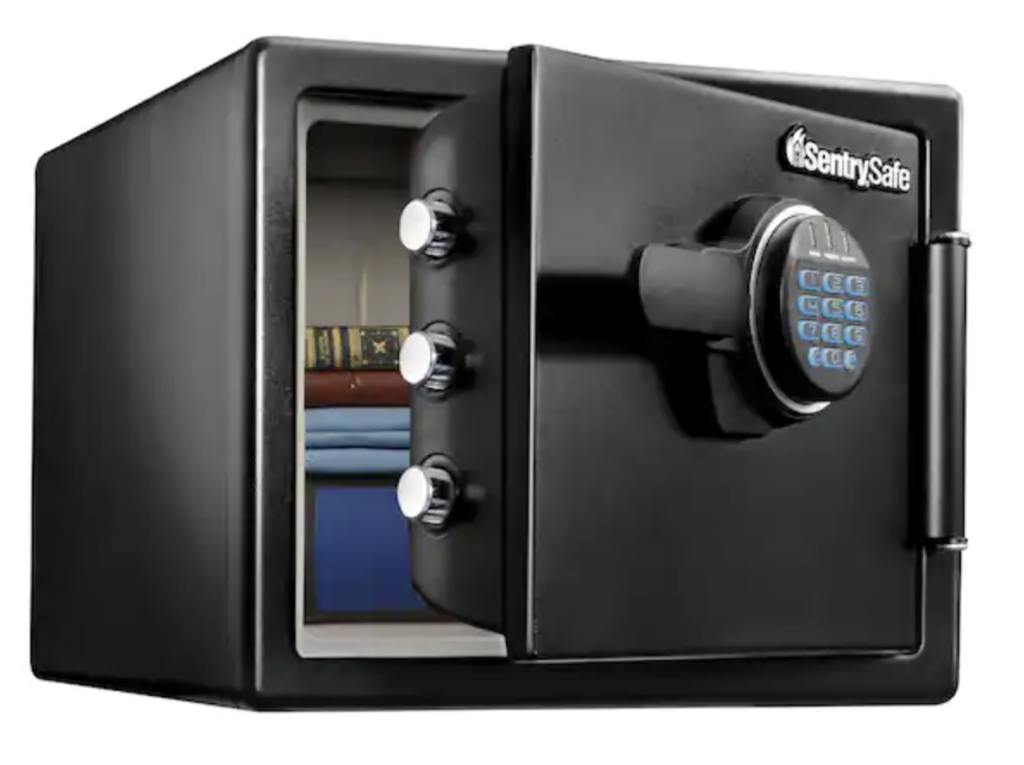 SentrySafe 0.8 cu ft Fireproof & Waterproof Safe with Digital Combination Lock