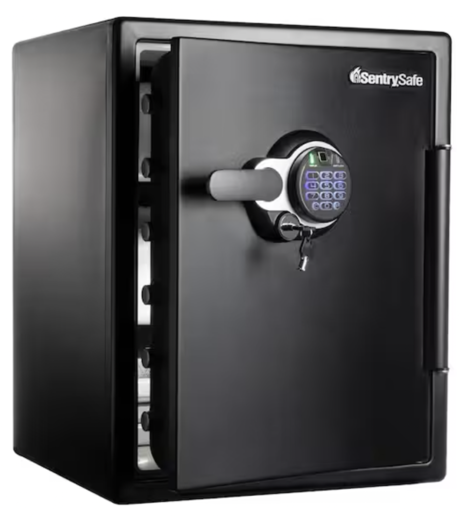 SentrySafe 2.0 cu ft Fireproof & Waterproof Safe with Biometric Fingerprint Lock