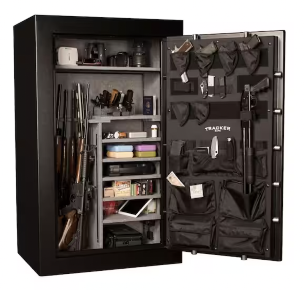 Tracker M32 34-Gun Fire-Resistant Electronic Lock Gun Safe Interior