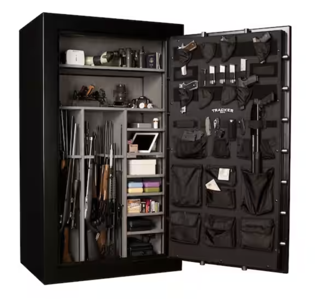 Tracker M45 45-Gun Fire-Resistant Combination Lock Gun Safe Interior