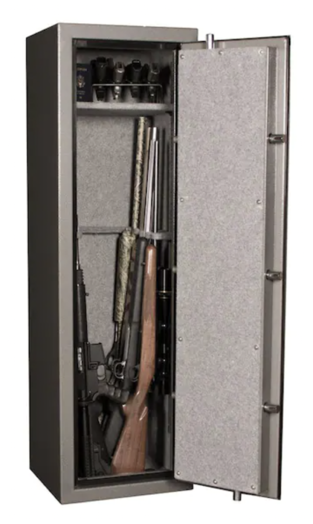 Tracker TS08 8-Gun Fire-Resistant Combination Lock Gun Safe Interior