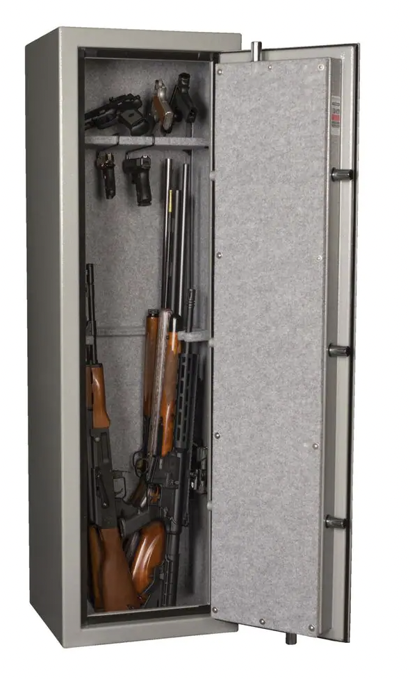 Tracker TS08 8-Gun Fire-Resistant Electronic Lock Gun Safe Interior