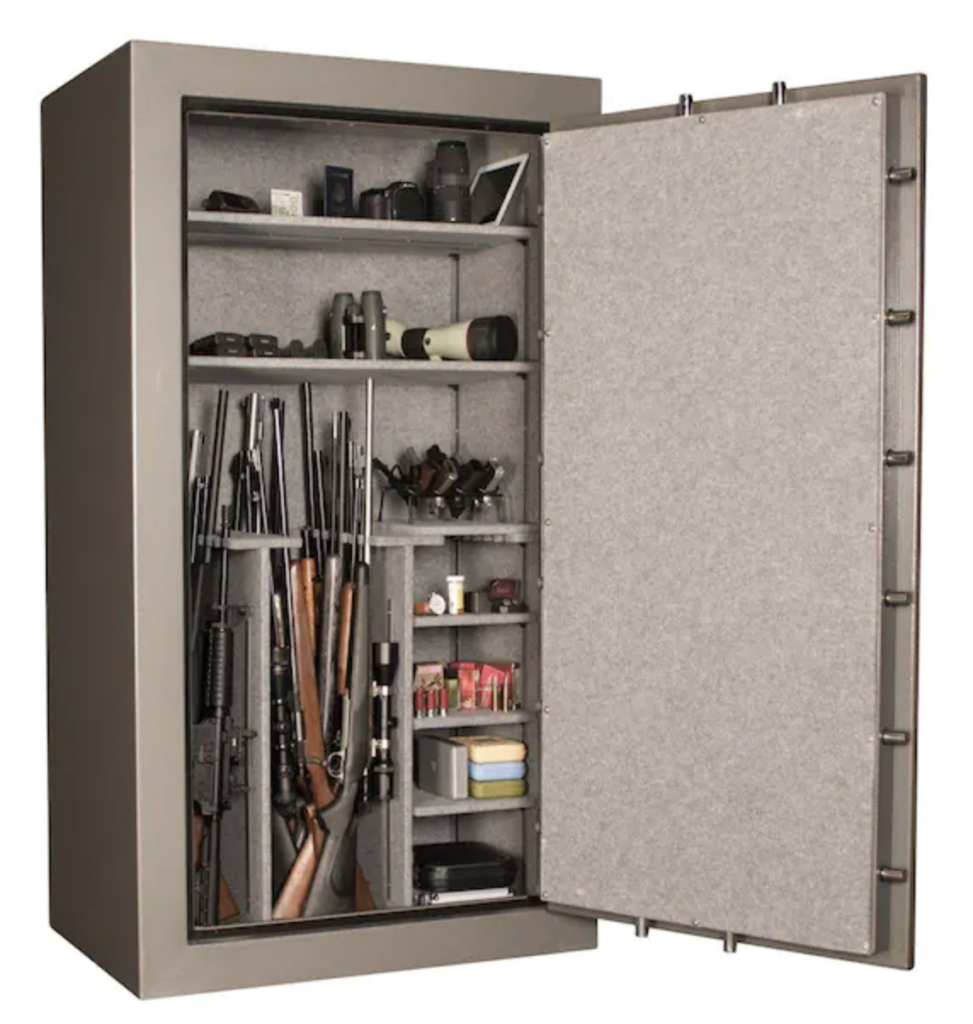 Tracker TS45 45-Gun Fire-Resistant Combination Lock Gun Safe Interior