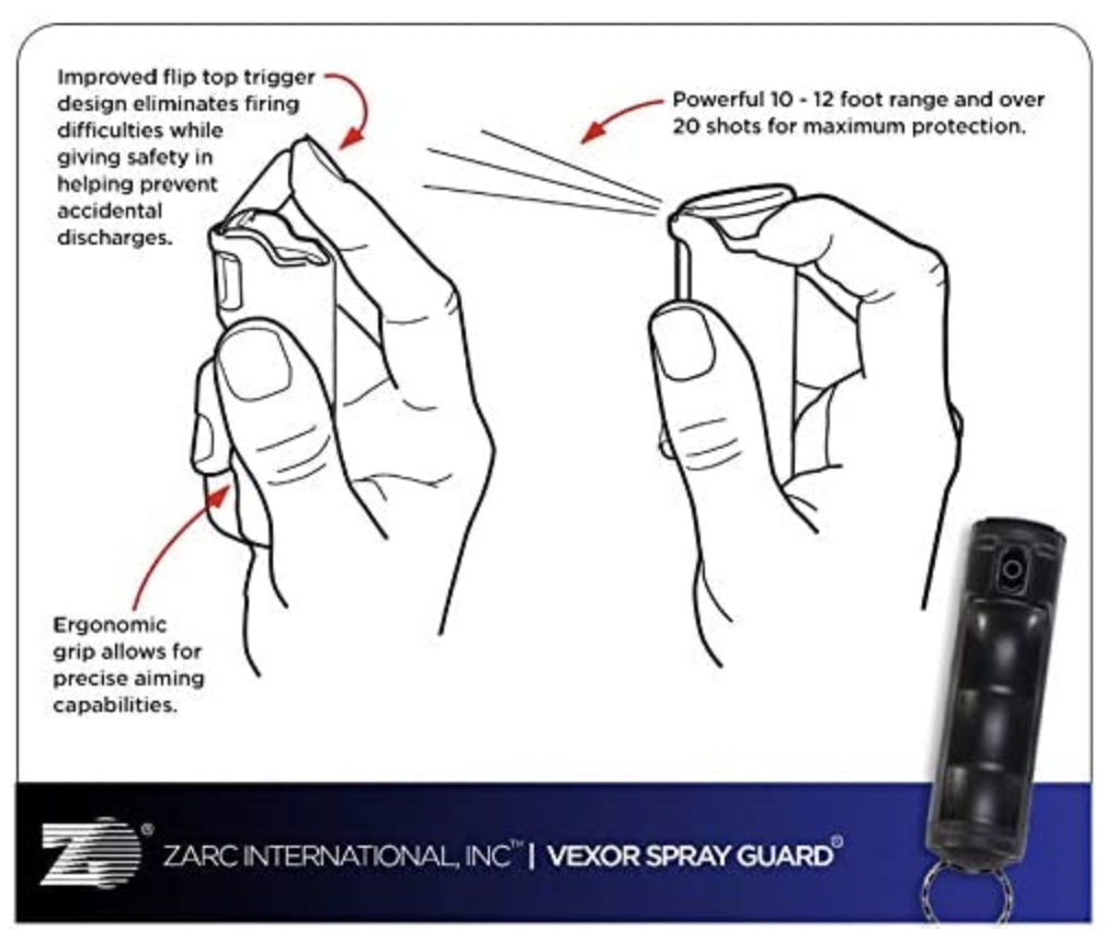 Zarc Vexor Pepper Spray Spray Full Details