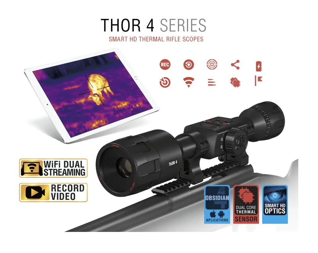 ATN THOR 4 Thermal Scope Features