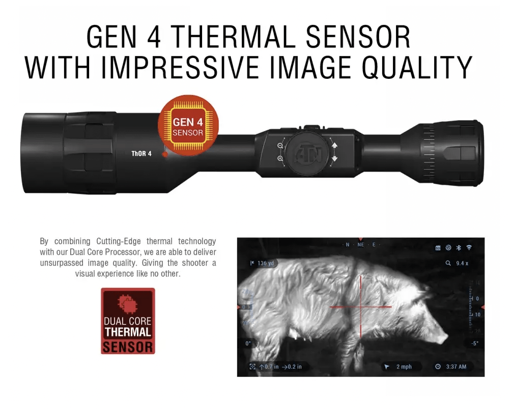 ATN THOR 4 Thermal Scope Image Quality