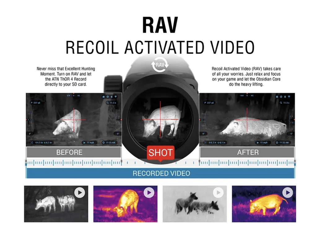 ATN THOR 4 Thermal Scope Recoil Activated Video