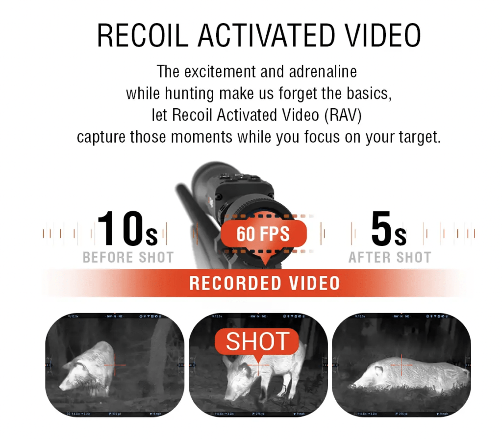 ATN THOR 5 Thermal Scope Recoil Activated Video