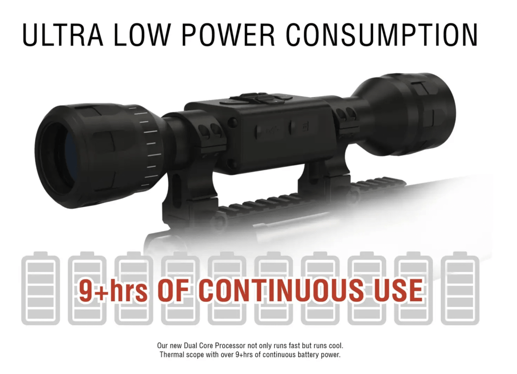 ATN THOR LTV Thermal Scope Battery Life